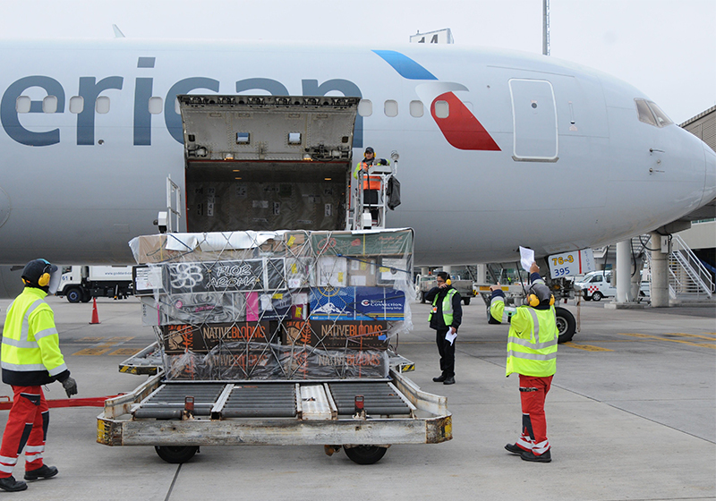 American Airlines Cargo boasts a blooming history transporting